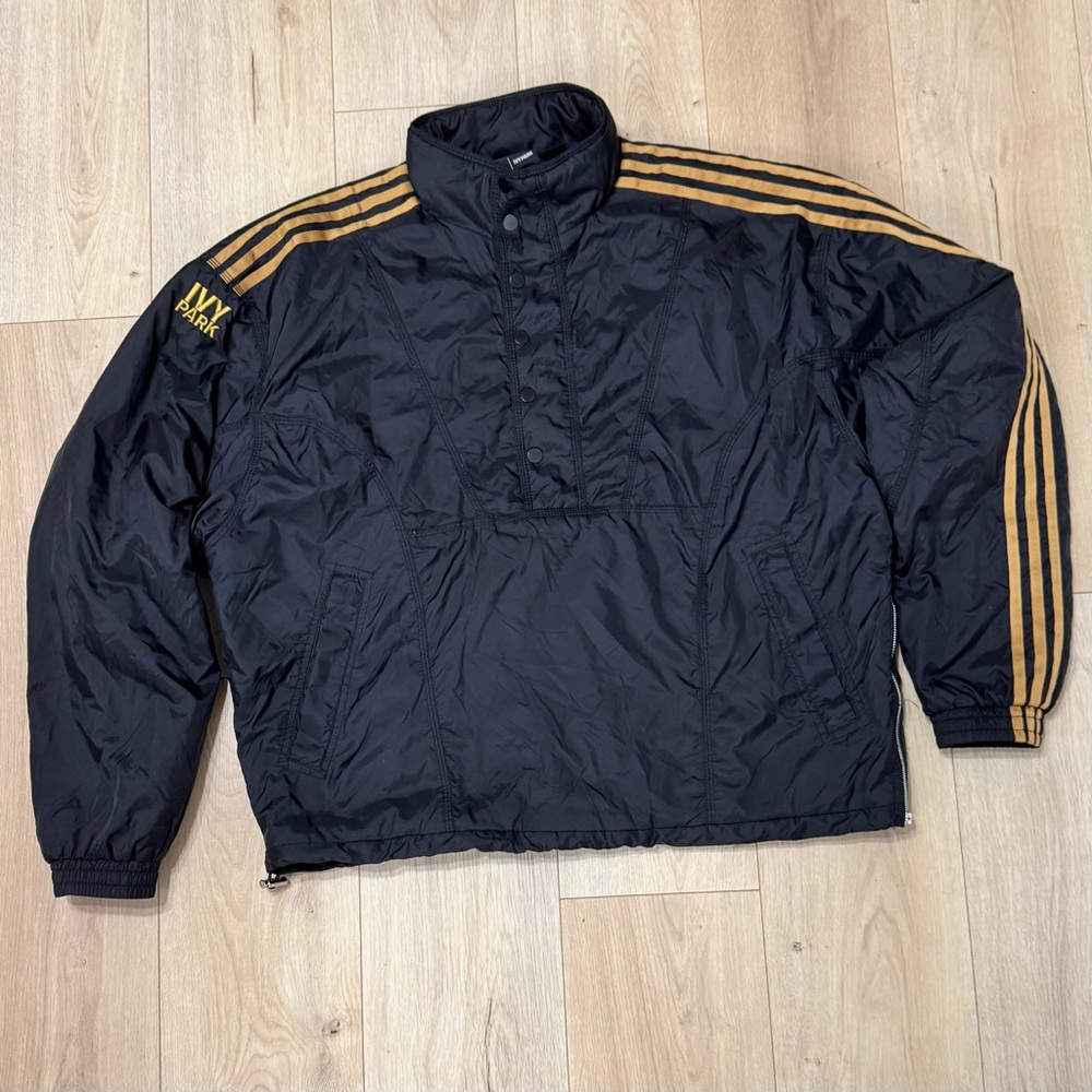 Ivy Park x Adidas Original 3 Stripe Padded Windbreaker Size Medium